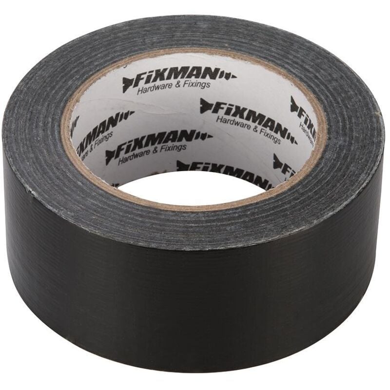 foto del prodotto fixman, nastro adesivo idrorepellente ad alta resistenza 50 mm x 50 m - nero