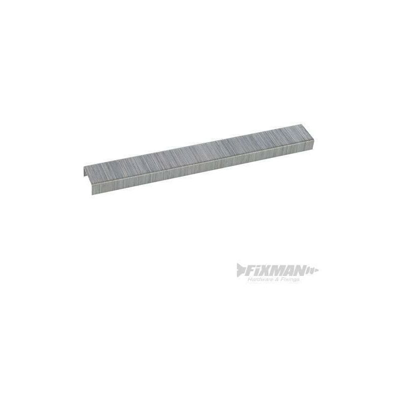 foto del prodotto fixman punti metallicii resistenti e appuntiti per prestazioni ottimali 5000 p.zi 12,8 x 6 mm 24 6 