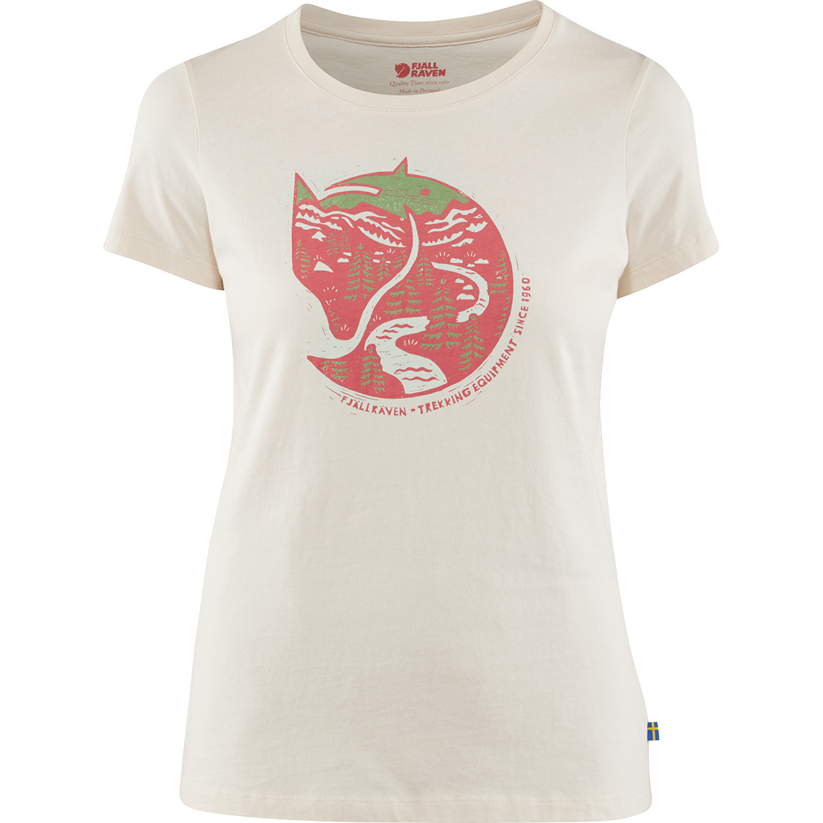 foto del prodotto fj llr ven donna maglietta arctic fox print