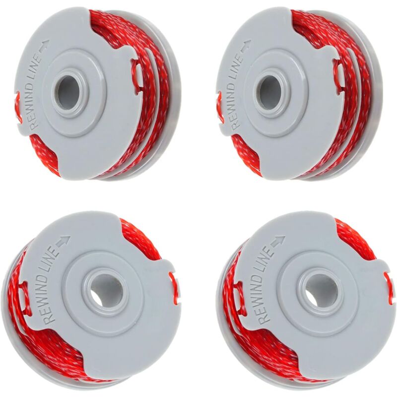 foto del prodotto fl y021 linea automatica a doppia alimentazione 10 m x 1 8 per bobina di ricambio per decespugliatore fly mo 4 bobine per decespugliatore 