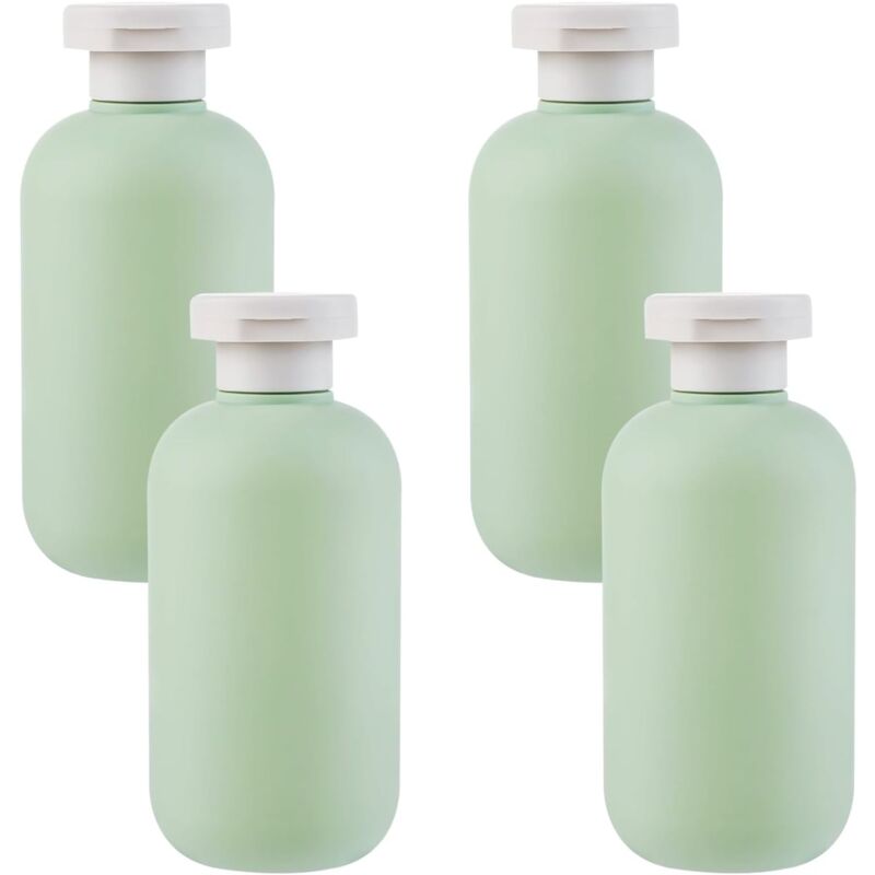 foto del prodotto flaconi per lozione con tappo a scatto, flaconi da viaggio a prova di perdite da 200 ml, flaconi da viaggio ricaricabili, flaconi da viaggio vuoti
