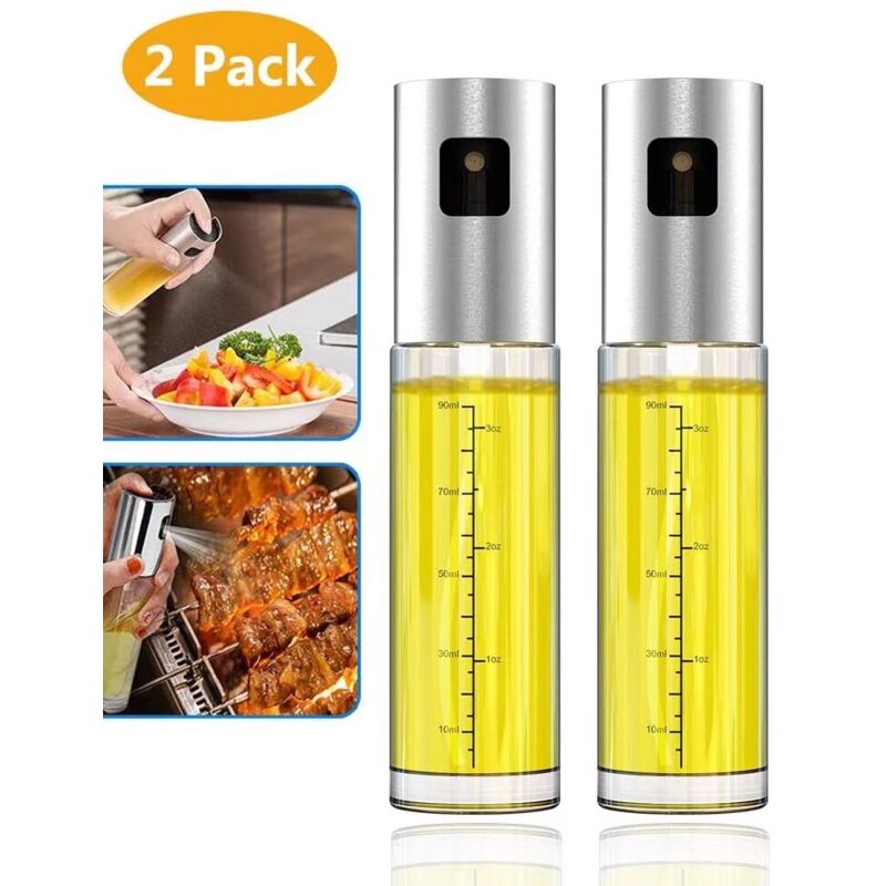 foto del prodotto flaconi spray per olio da 100 ml con scala 