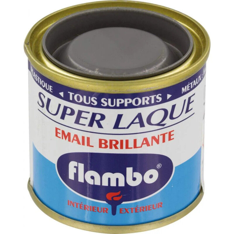 foto del prodotto flambo lacquer 50ml grigio medio.