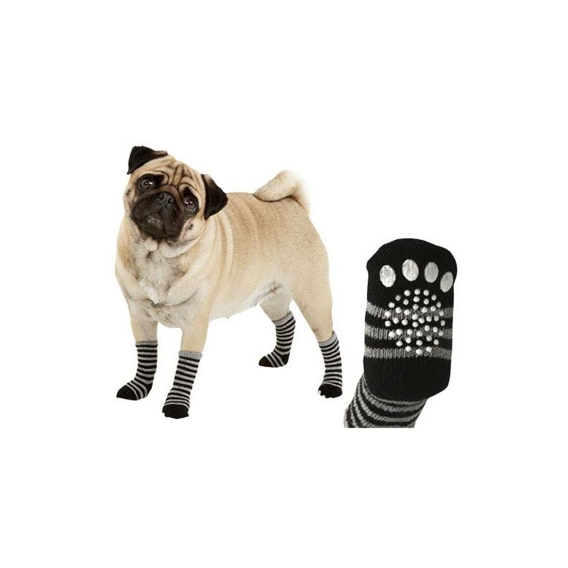 foto del prodotto flamingo calze a righe per animali domestici calze a righe bloccaggi per pets rays m
