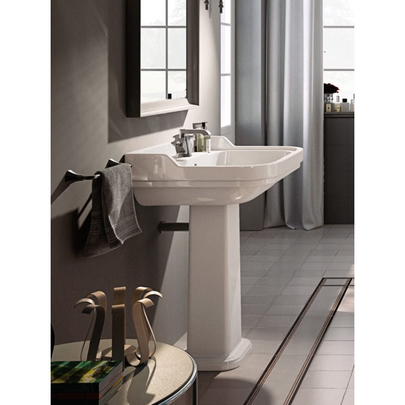 foto del prodotto flaminia colonna in ceramica per lavabo efi 64 70 efi colore latte opaco