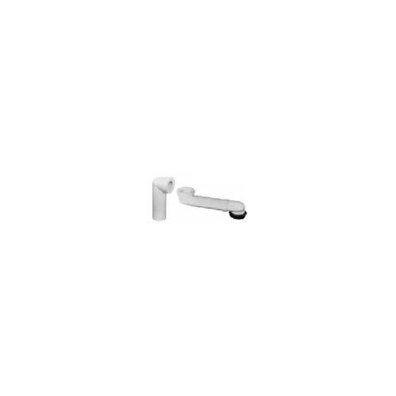foto del prodotto flaminia curva tecnica per scarico traslato 22 33 cm di ceramica