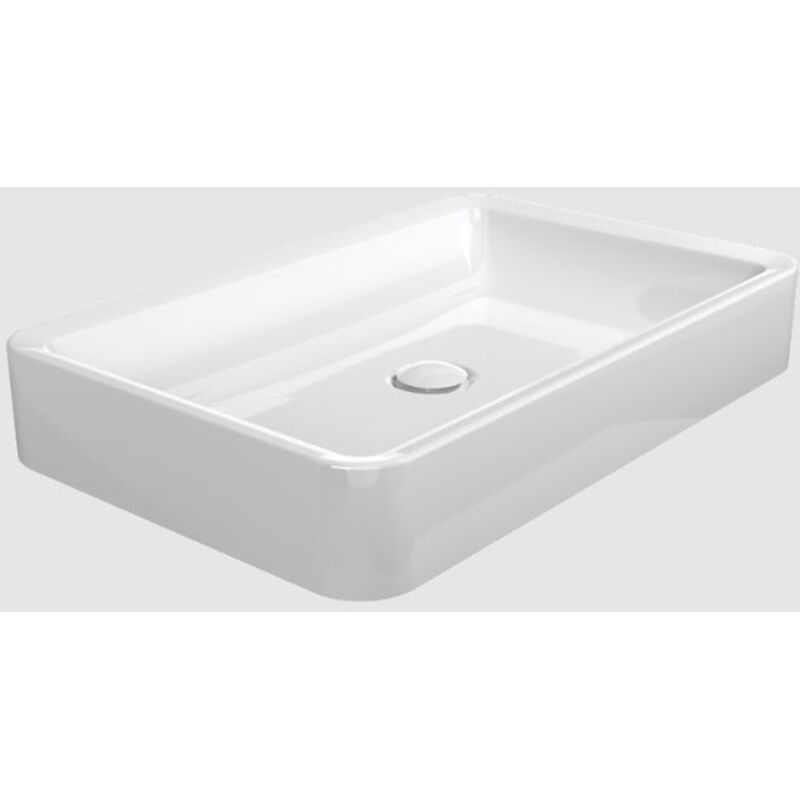 foto del prodotto flaminia lavabo cm 62 da appoggio nile colore bianco lucido