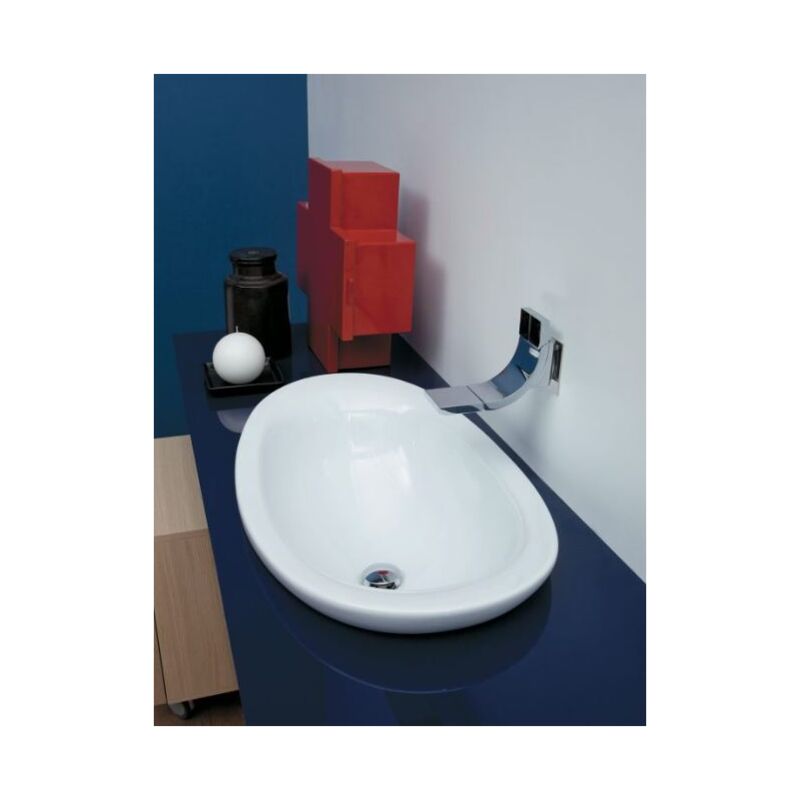 foto del prodotto flaminia lavabo cm 75 da incasso io colore bianco lucido