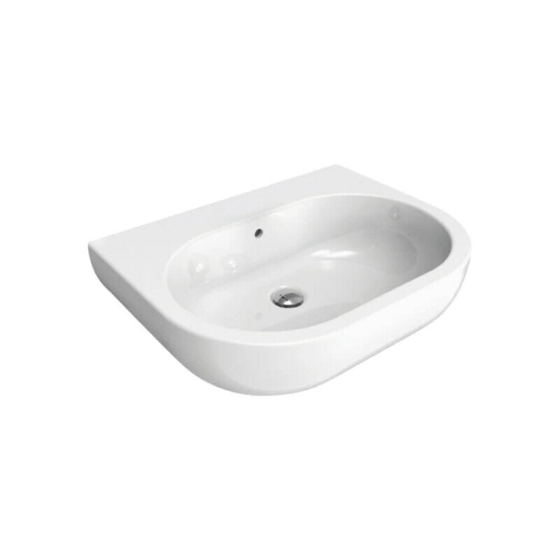 foto del prodotto flaminia pass lavabo sospeso o da appoggio 62x48 cm. in ceramica bianco ps62l