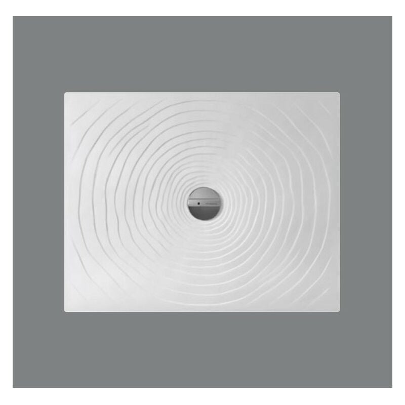 foto del prodotto flaminia piatto doccia 80 100 water drop colore bianco lucido