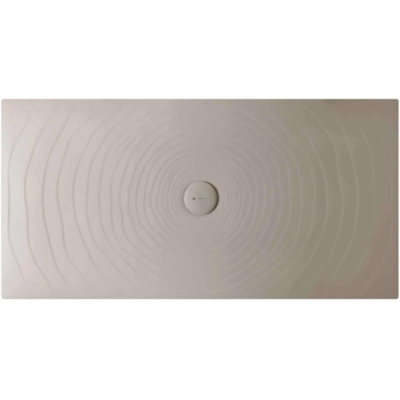 foto del prodotto flaminia piatto doccia 80 120 water drop colore argilla opaco