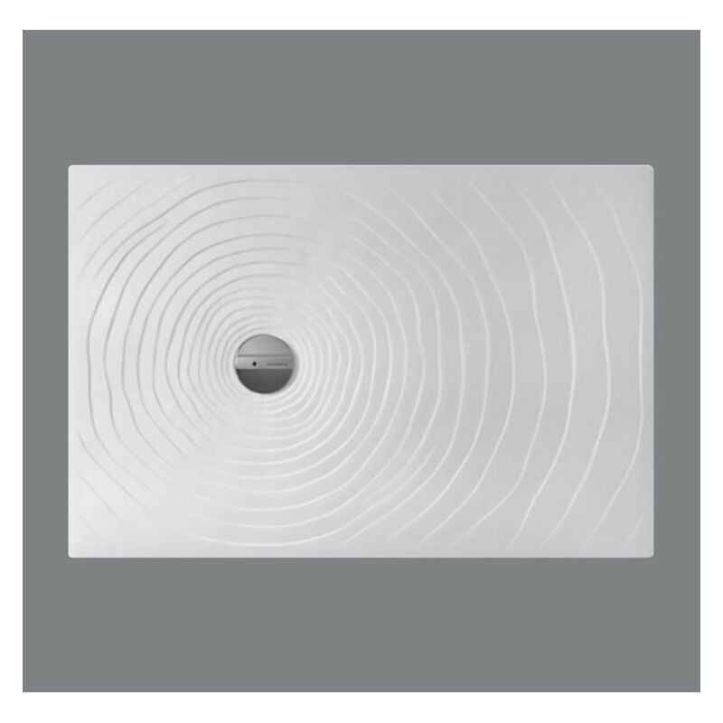 foto del prodotto flaminia piatto doccia 80 120 water drop colore bianco lucido