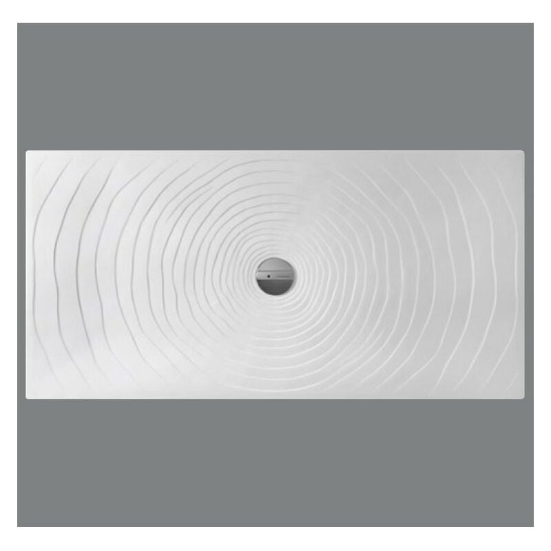 foto del prodotto flaminia piatto doccia 80 160 water drop colore bianco lucido