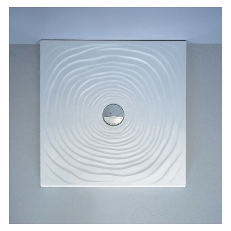 immagine 0 del prodotto flaminia piatto doccia 80x80 h.5 5 in ceramica bianco lucido water drop di