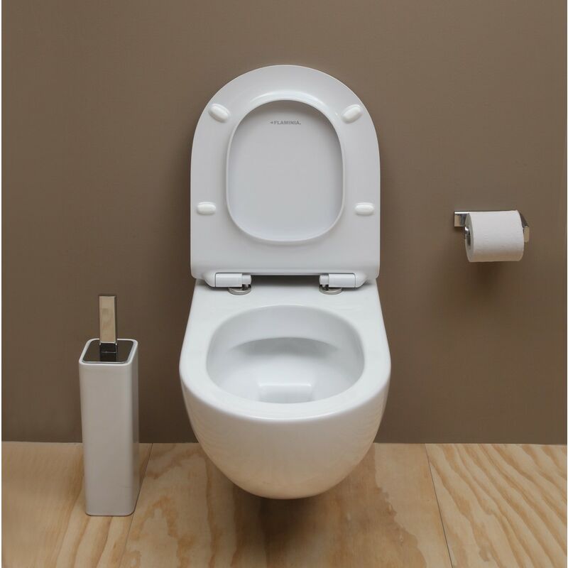 foto del prodotto flaminia vaso sospeso gosilent app colore bianco lucido