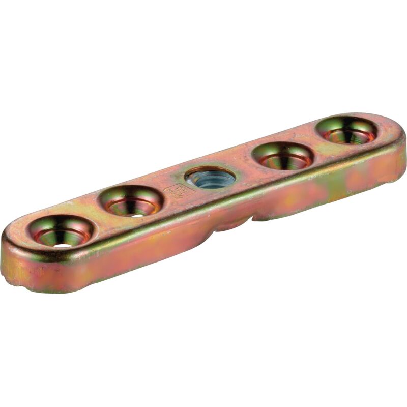 foto del prodotto flangia 93 193 pro 100 sta zincata, gialla per ali in legno