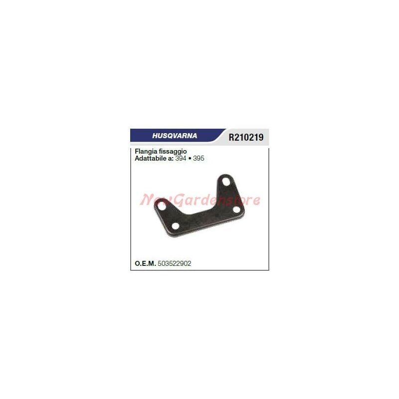foto del prodotto flangia fissaggio marmitta silenziatore husqvarna motosega 394 395 r210219