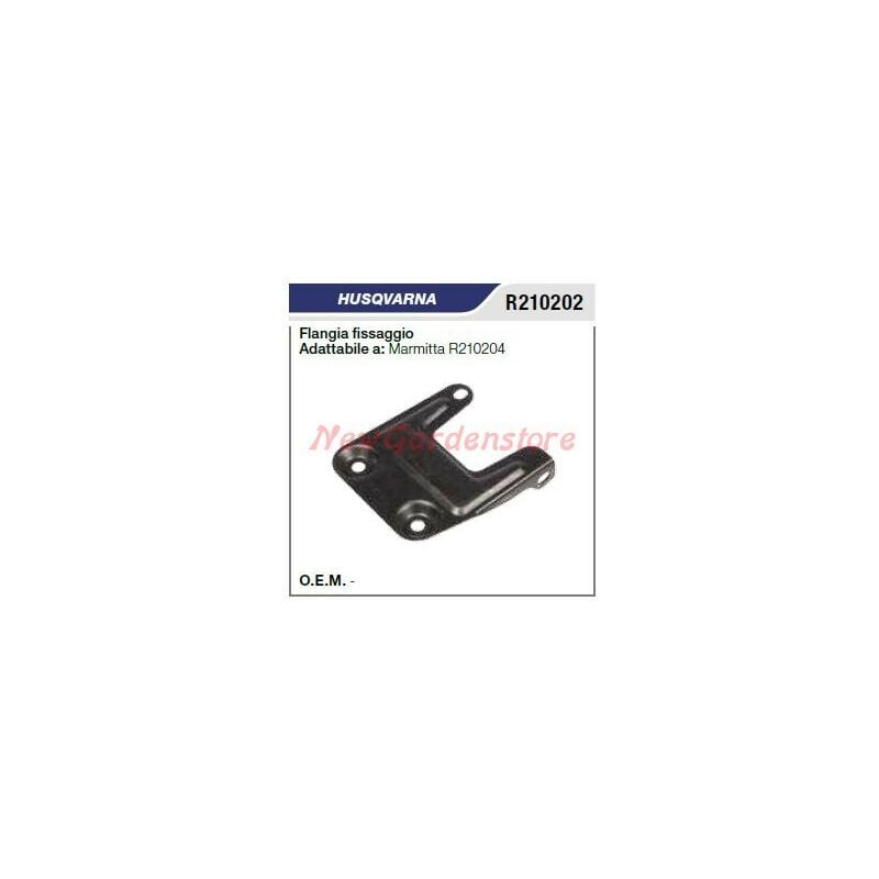 foto del prodotto flangia fissaggio marmitta silenziatore husqvarna motosega r210202