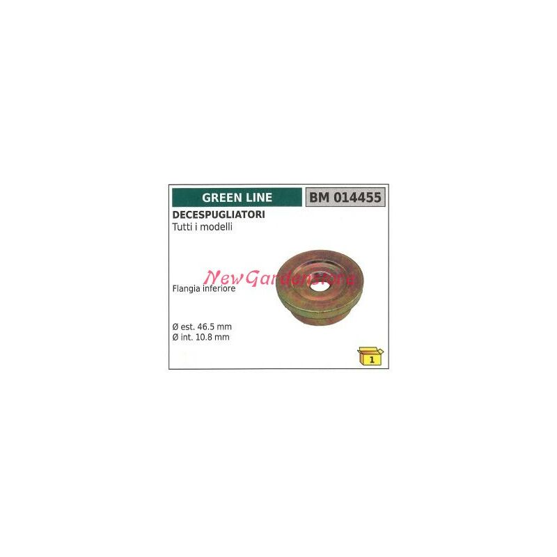 foto del prodotto flangia inferiore coppia conica greenline decespugliatore 014455