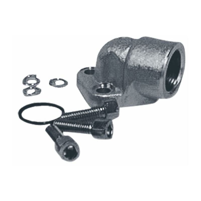 foto del prodotto flangia pompa oleodinamica 3 fori 3/8 interasse 30