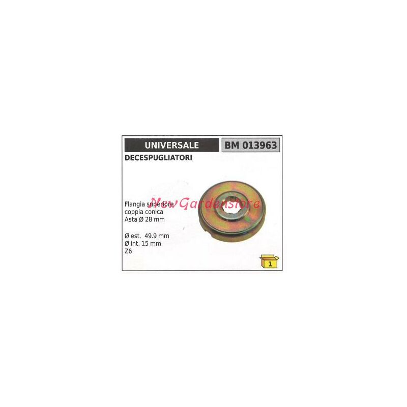 foto del prodotto flangia superiore coppia conica universale decespugliatore 013963
