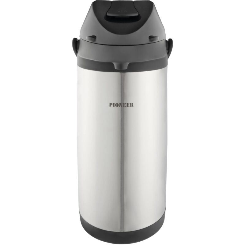 foto del prodotto flasks airpot in acciaio inox, per acqua calda e fredda, per t , caff , conferenze, eventi, 5 litri, ss50hc, argento pioneer