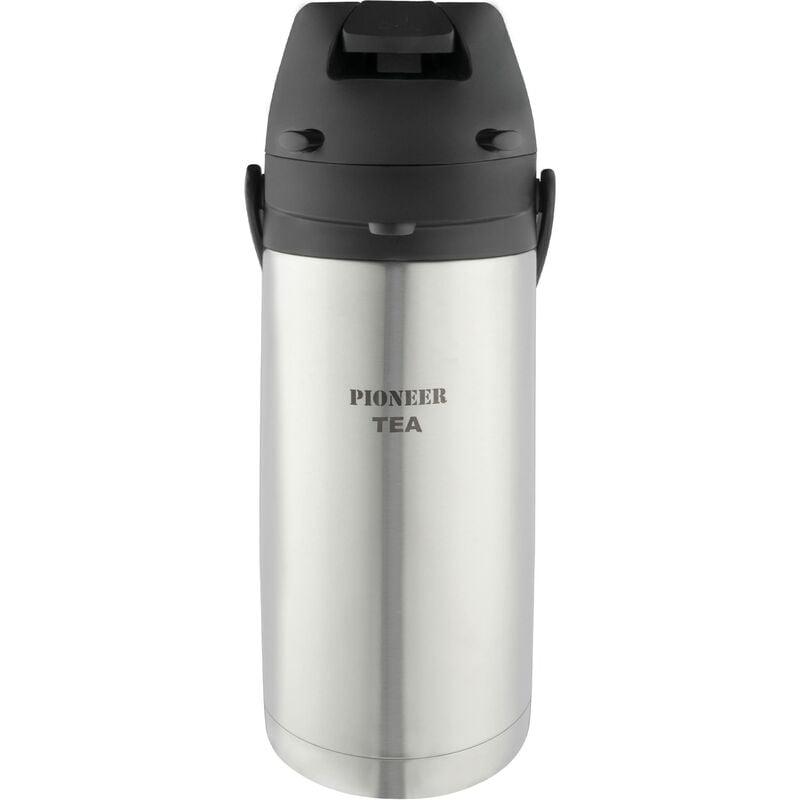 foto del prodotto flasks fiaschetta per eventi in acciaio inox airpot per conferenze, 1,9 litri, ss19hc tè, argento - pioneer