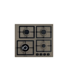 foto del prodotto flat60 piano cottura da incasso gas 4 fuochi da 60 cm code 72 ultragranit tartufo plados flat60 72