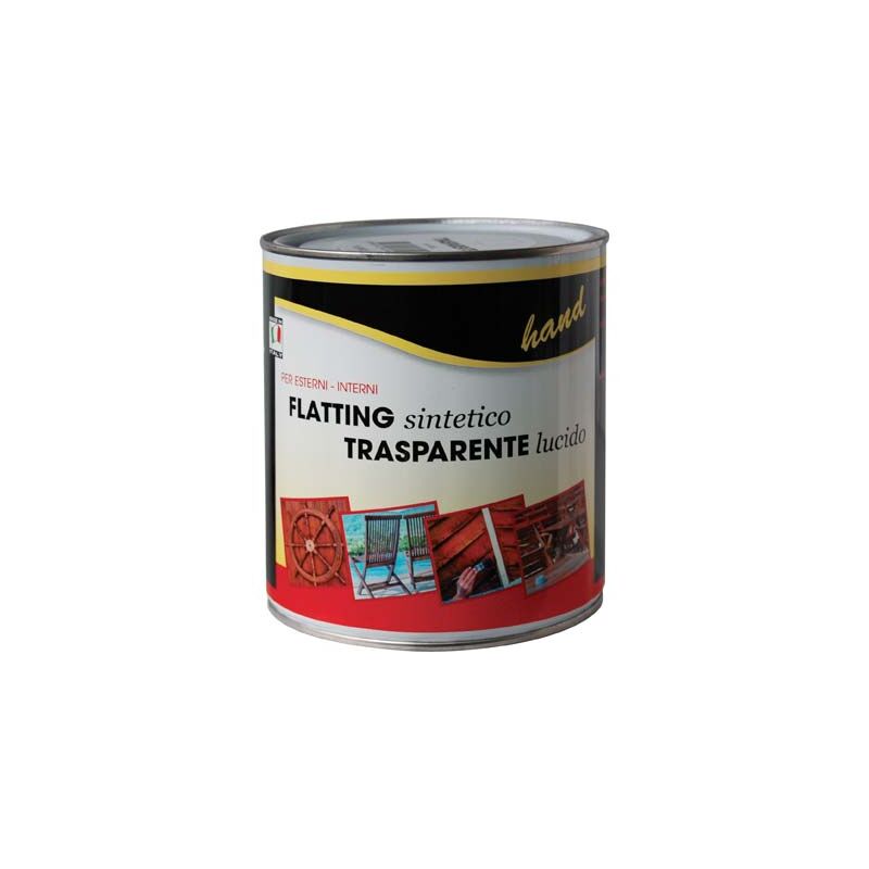 foto del prodotto flatting a solvente hand trasparenteb ml 750