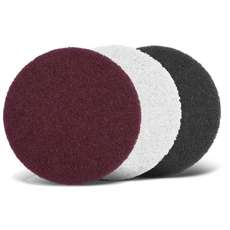 foto del prodotto fleece velli abrasivi, 125 mm, p. levigatrici rotorbitali, vello di fibra 10 pz. , grado di lucidatura menzer
