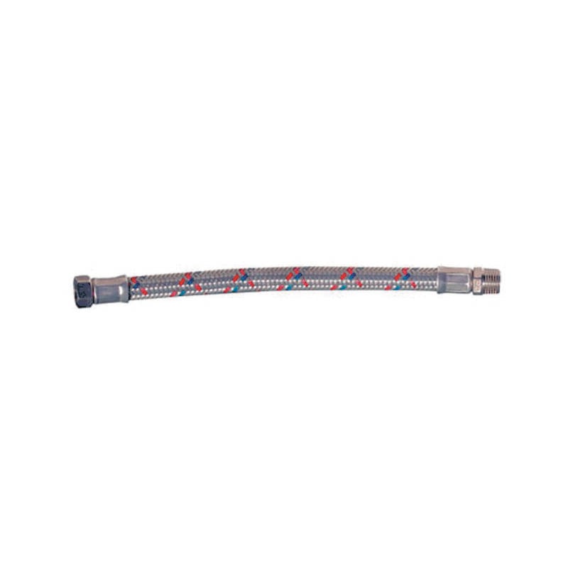 foto del prodotto flessibile antivibrante zincato cm.50 d.1 mf. prezzo per 1 pezzo.