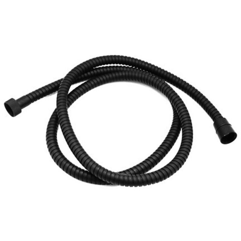foto del prodotto flessibile doccia attacco conico cm. 150 nero opaco cm 150
