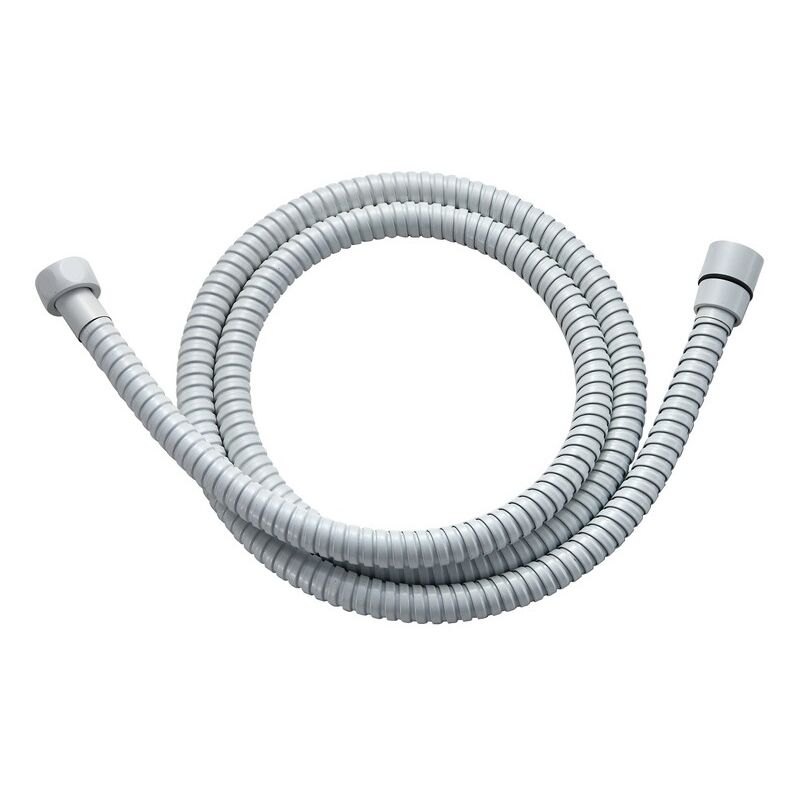 foto del prodotto flessibile doccia in acciaio bianco 150 cm doppia graffatura