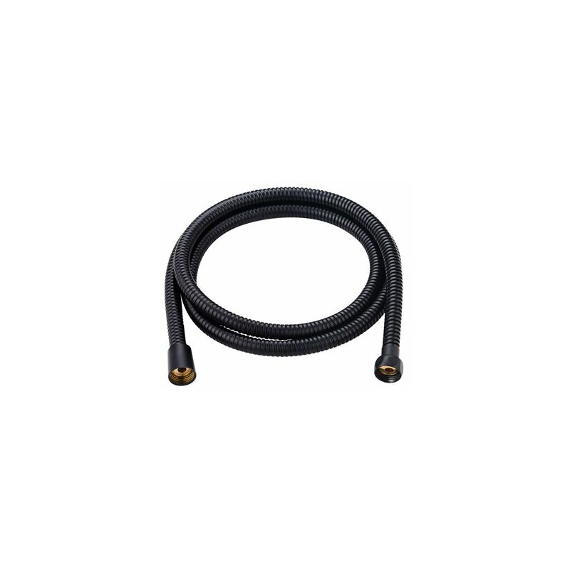foto del prodotto flessibile doccia inox 1,8 m nero artico