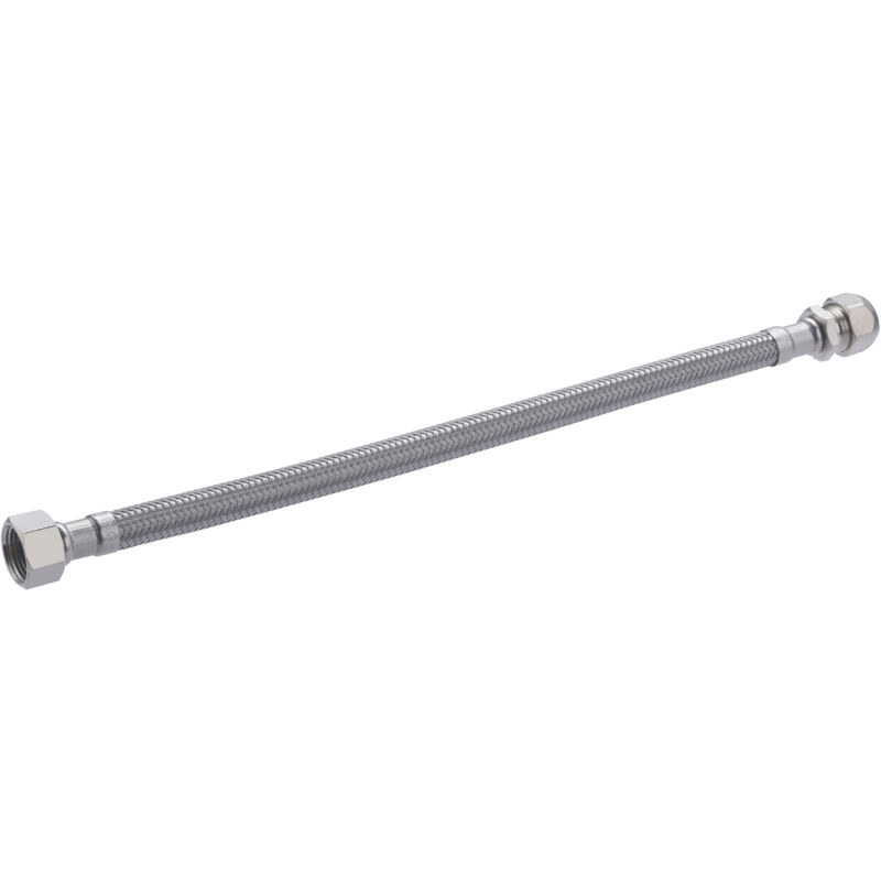 foto del prodotto flessibile in acciaio inox bicono 10 femmina 15x21, lunghezza 30 cm dn8 qt 1 noyon thiebault
