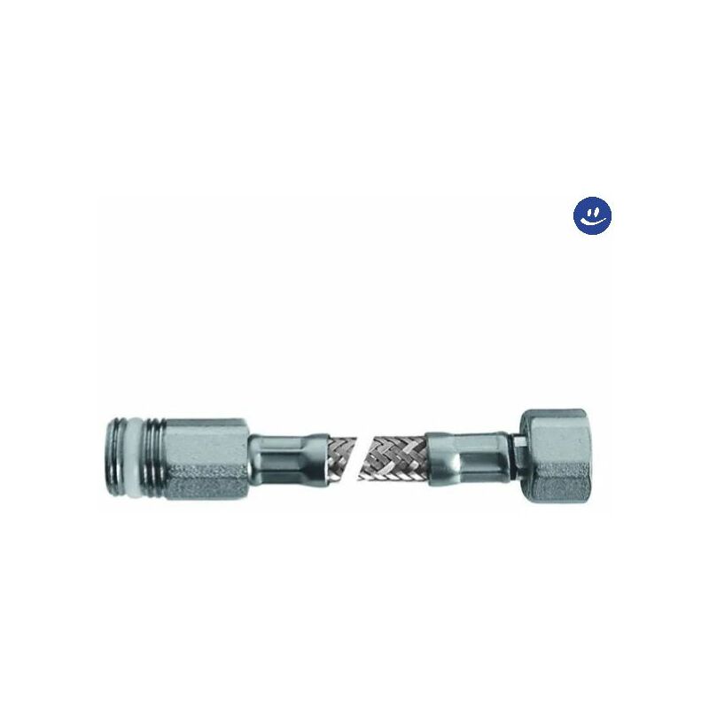 immagine 0 del prodotto flessibile in acciaio inox maschio prolungato femmina modello flexcore cm50 m.1 2 f.3 8 attacco maschio prolungato neoperl