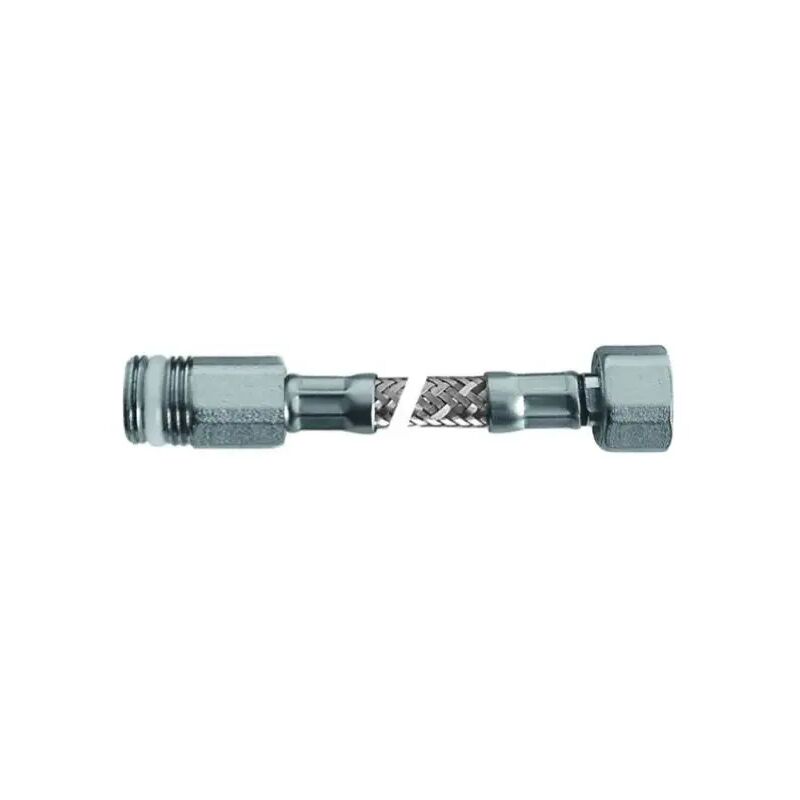 foto del prodotto flessibile in acciaio inox maschio prolungato femmina modello flexcore dn 8 cm 60 m.1 2 f.3 8 attacco maschio prolungato neoperl