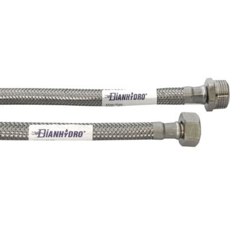 foto del prodotto flessibile inox modello normale cm. 100 mf 3 4 x 3 4