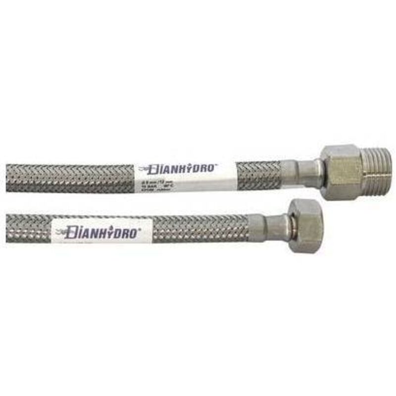 foto del prodotto flessibile inox modello prolungato cm. 30 mf 3 8 x 3 8 dh