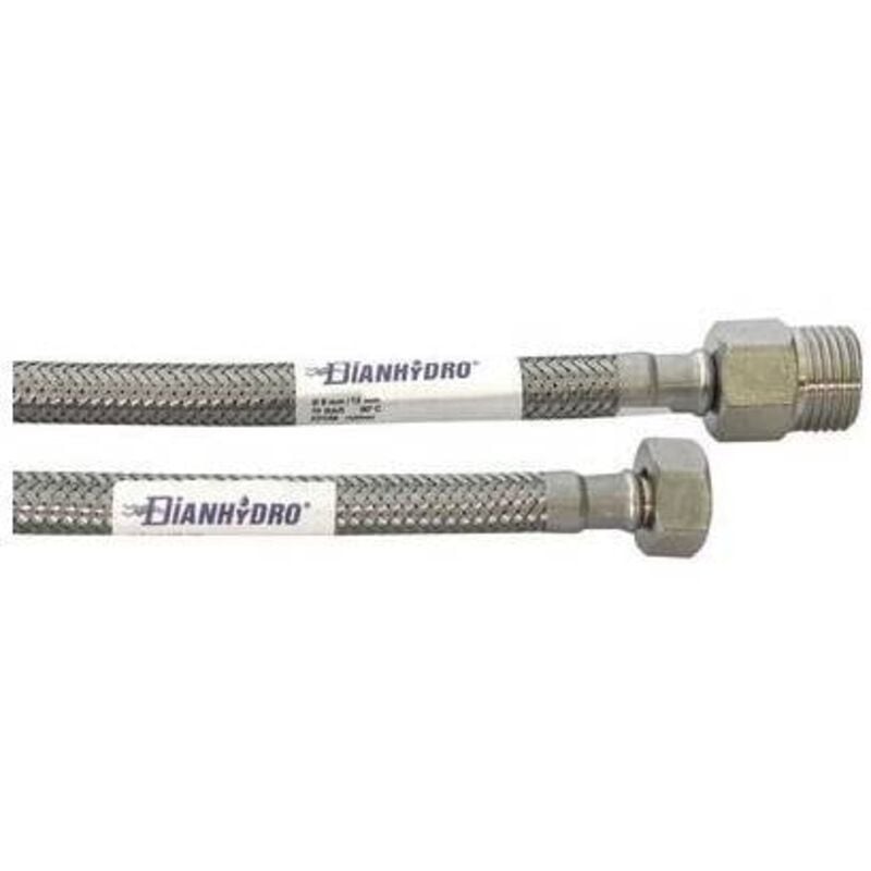 foto del prodotto flessibile inox modello prolungato cm. 35 mf 3/8 x 3/8 dh