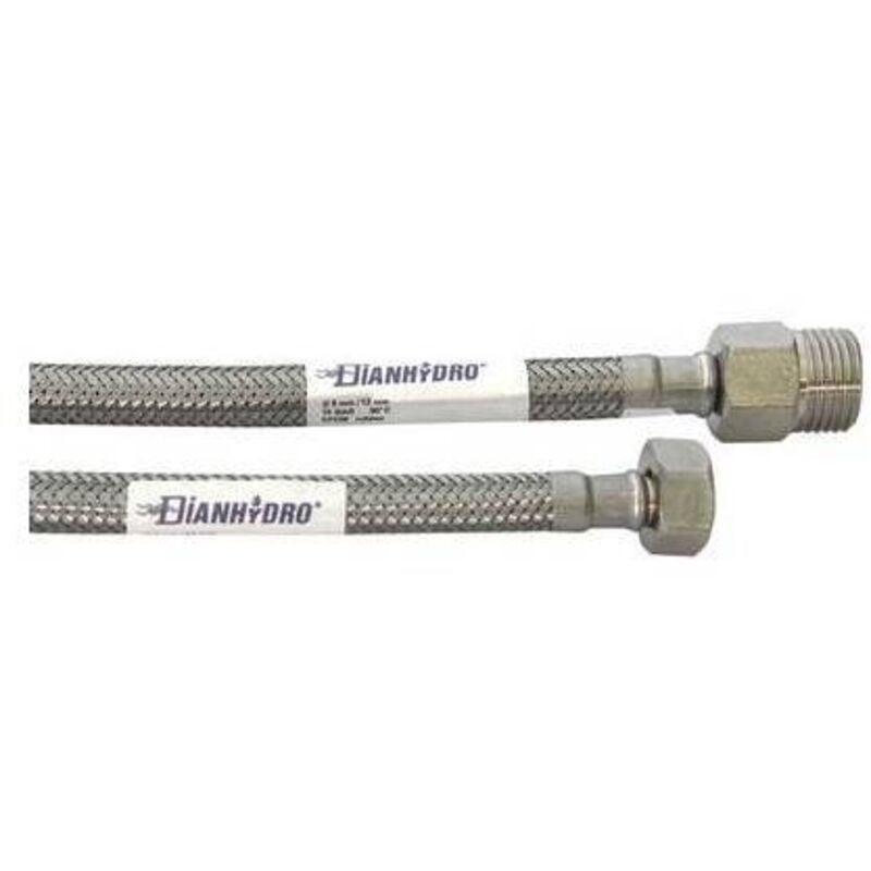 foto del prodotto flessibile inox modello prolungato cm. 60 mf 3/8 x 1/2 dh