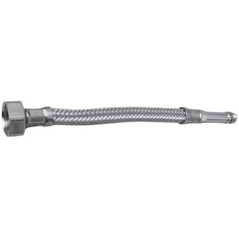foto del prodotto flessibile inox prolungato per rubinetterie monoforo f 1 2 cm. 20 diam. 10