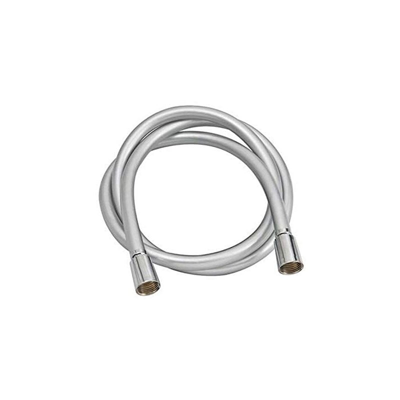 foto del prodotto flessibile laccio tubo antitorsione per doccia argento silver da 200 cm