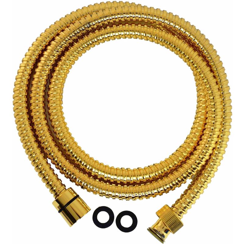 foto del prodotto flessibile per doccia in ottone 150 cm colore oro sphera fld155801do oro
