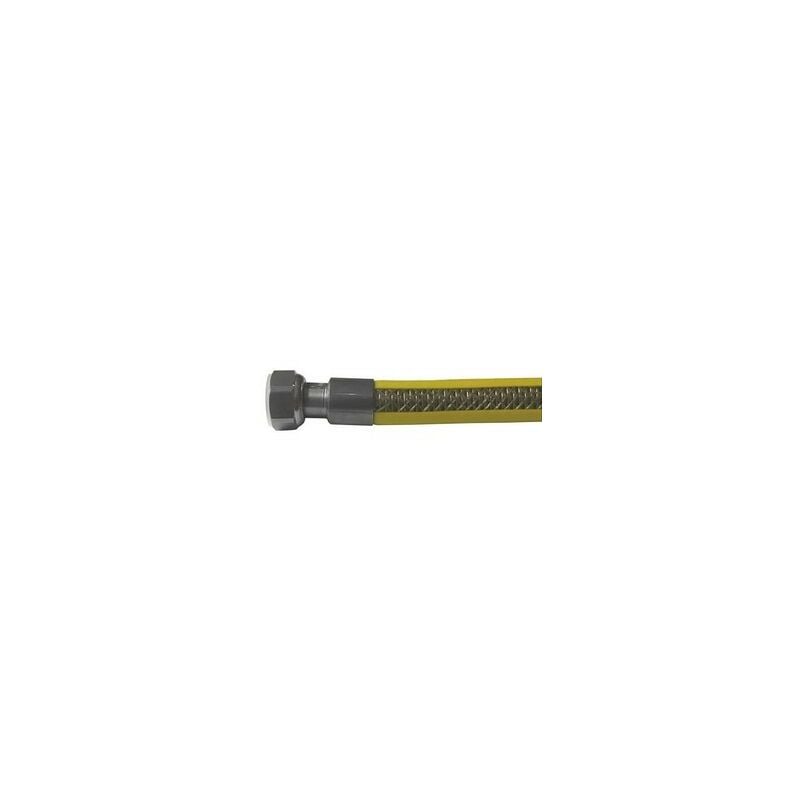 foto del prodotto flessibile per gas rivestito in pvc attacco 1 2 m x 1 2 f cm. 100 idroweb