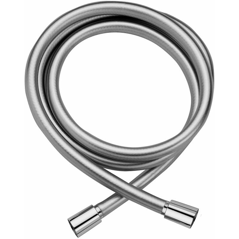 foto del prodotto flessibile pvc argento lunghezza 200 cm paffoni zflo062ag 200 cm