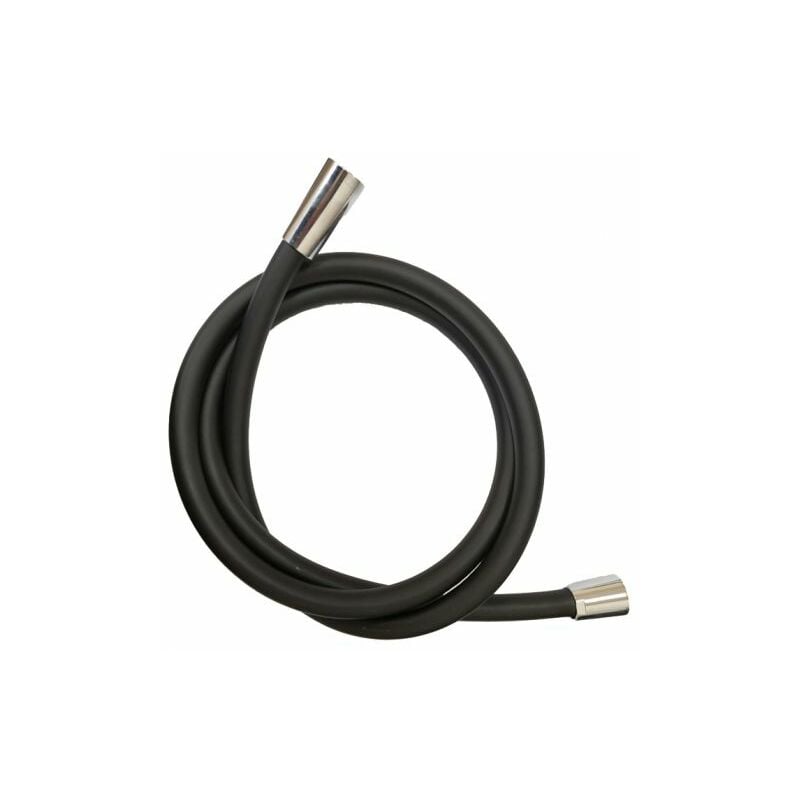 foto del prodotto flessibile x doccia nero opaco cm.150