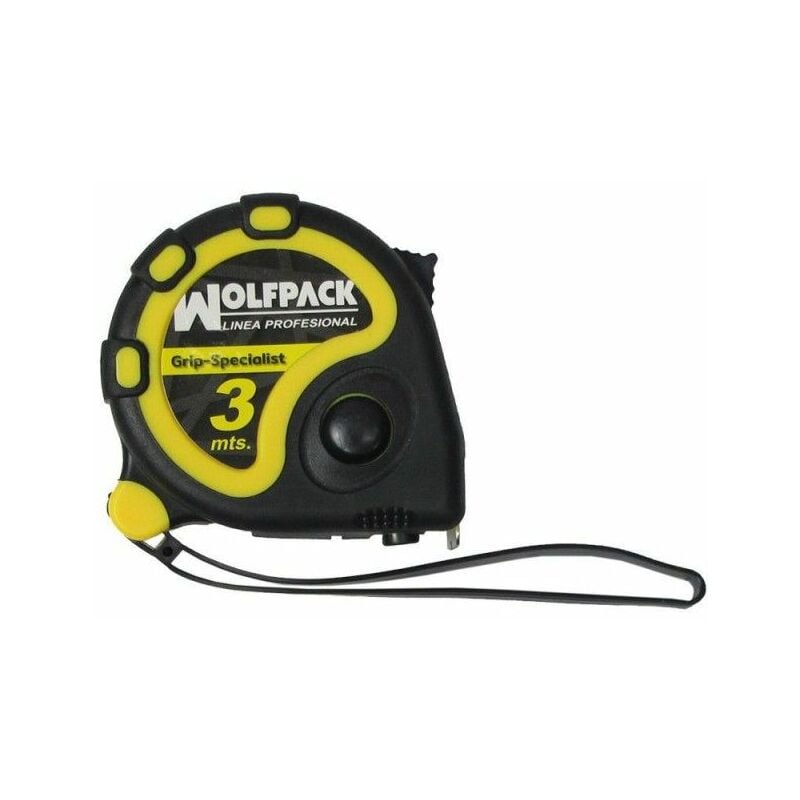 foto del prodotto flessometro 3 metri con freno wolfpack grip special