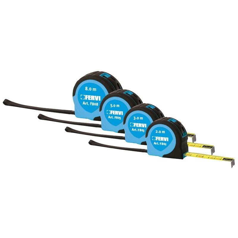 foto del prodotto flessometro con freno 2mt fervi f802