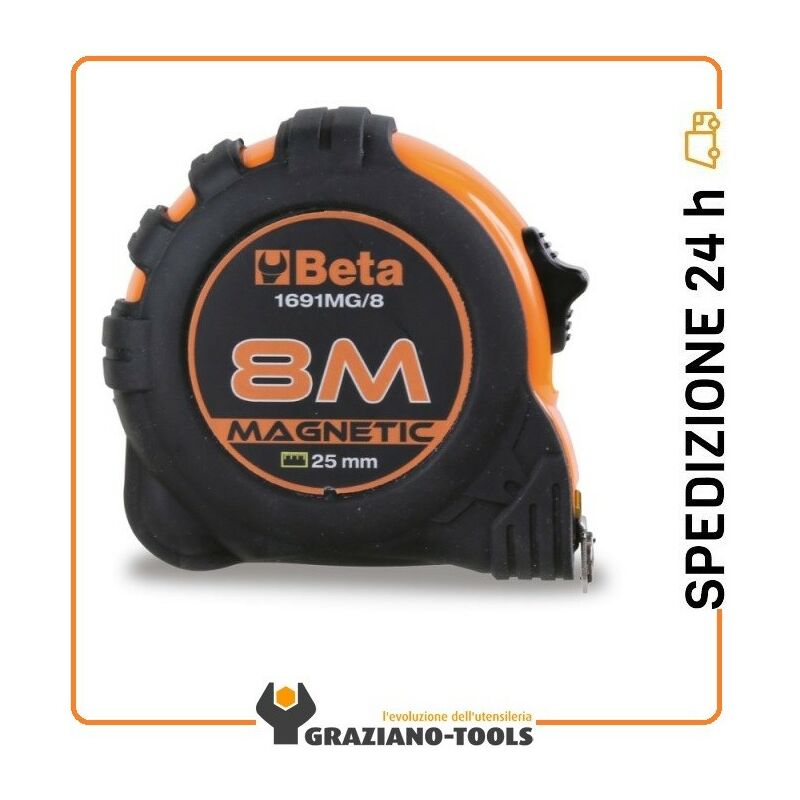 foto del prodotto flessometro con magnete fisso da 10 mt beta 1691mg 10